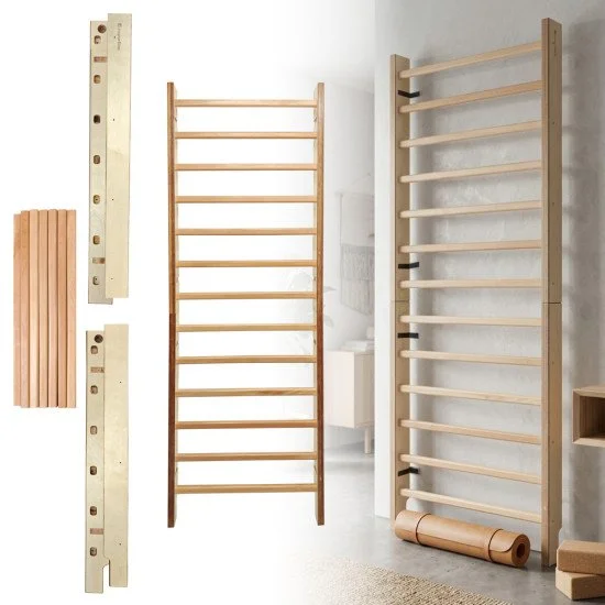 Букова шведска стена inSPORTline Dualmar 220x65 см