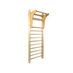 Букова шведска стена с лост YAKO Standard 220x80 см