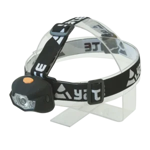 Челник YATE Panter 3W Cree+2LED, Черен Челник YATE Panter 3W Cree+2LED, Черен