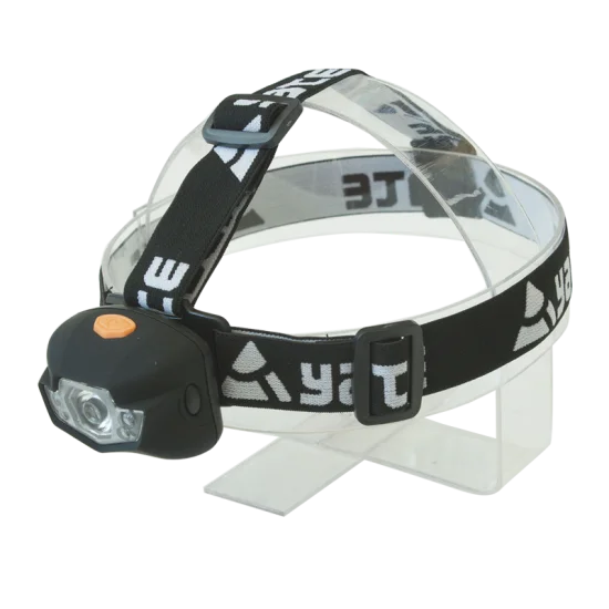 Челник YATE Panter 3W Cree+2LED, Черен