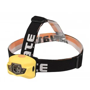 Челник YATE Panter 3W Cree+2LED, Жълт Челник YATE Panter 3W Cree+2LED, Жълт