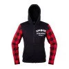 Дамски мото суитшърт W-TEC Black Heart Ramforge - Червен-Черен