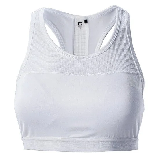 Дамско спортно бюстие IQ Hiama II WMNS, Бял Дамско спортно бюстие IQ Hiama II WMNS, Бял