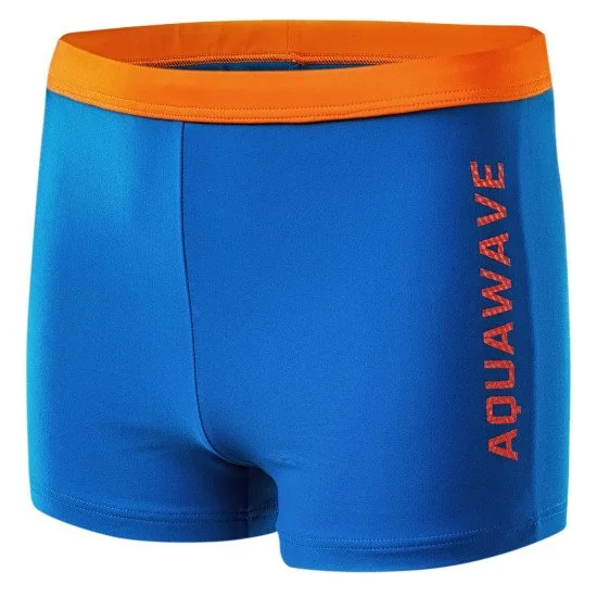 Детски бански боксер AQUAWAVE Mar Jr, Тъмно син/оранжев Детски бански боксер AQUAWAVE Mar Jr, Тъмно син/оранжев