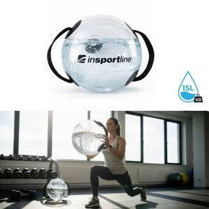 Фитнес топка с вода inSPORTline Flowball 30 см - 15 кг