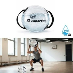 Фитнес топка с вода inSPORTline Flowball 40 см - 30 кг