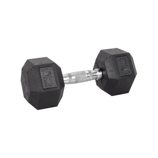 Хексагонален дъмбел inSPORTline Hexsteel 10 кг Хексагонален дъмбел inSPORTline Hexsteel 10 кг