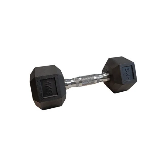 Хексагонален дъмбел inSPORTline Hexsteel 4 кг