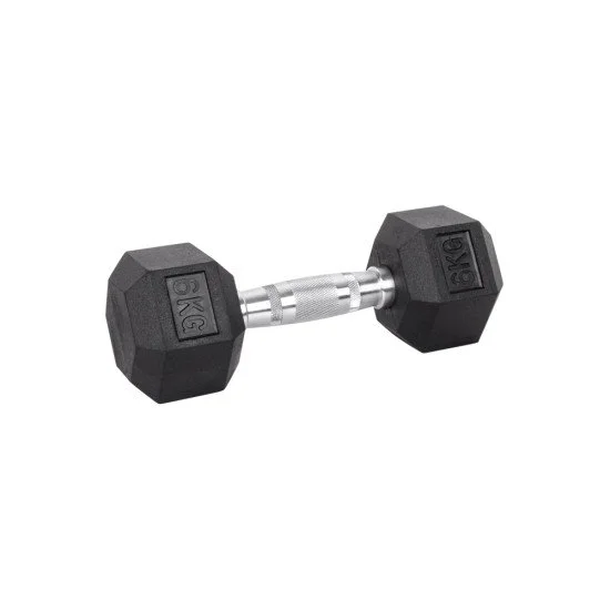 Хексагонален дъмбел inSPORTline Hexsteel 6 кг Хексагонален дъмбел inSPORTline Hexsteel 6 кг