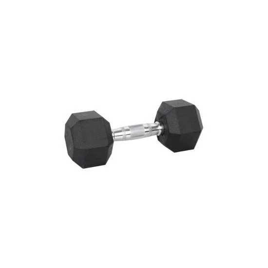 Хексагонален дъмбел inSPORTline Hexsteel 15 кг