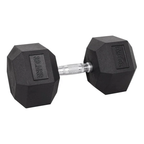 Хексагонален дъмбел inSPORTline Hexsteel 32.5 кг Хексагонален дъмбел inSPORTline Hexsteel 32.5 кг