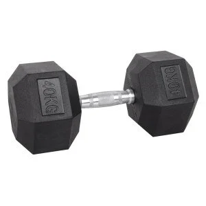 Хексагонален дъмбел inSPORTline Hexsteel 40 кг