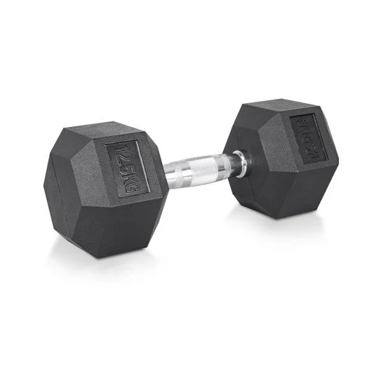 Хексагонален дъмбел inSPORTline Hexclusive TPU 12.5 кг