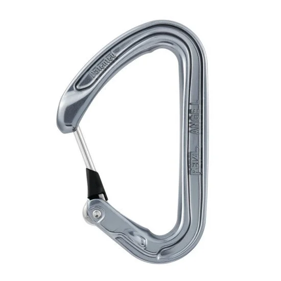 Карабинер PETZL Ange L - Сив Карабинер PETZL Ange L - Сив