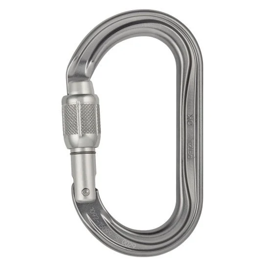 Карабинер PETZL Ok Screw Lock - Сив Карабинер PETZL Ok Screw Lock - Сив