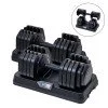 Комплект регулируеми дъмбели inSPORTline DuraBell 2x5-41 кг