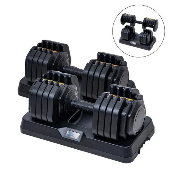Комплект регулируеми дъмбели inSPORTline DuraBell 2x5-41 кг