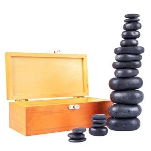 Комплект вулканични камъни за масаж inSPORTline Basalt Stone Комплект вулканични камъни за масаж inSPORTline Basalt Stone