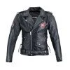 Кожено мото яке W-TEC Black Heart Perfectis, Черен