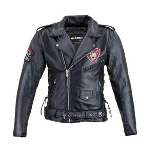 Кожено мото яке W-TEC Black Heart Perfectis, Черен Кожено мото яке W-TEC Black Heart Perfectis, Черен