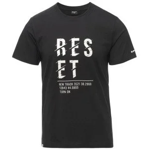 Мъжка тениска HI-TEC Reset - Черен Мъжка тениска HI-TEC Reset - Черен