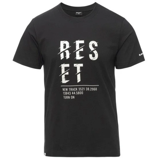 Мъжка тениска HI-TEC Reset - Черен