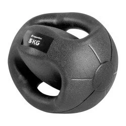 Медицинска топка с ръкохватки inSPORTline Grab Me 5 кг