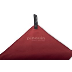 Туристическа кърпа PINGUIN Micro Towel Logo S - Червен