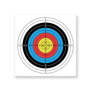 Мишена за стрелба с лък Darber 40x40 см 10 броя Мишена за стрелба с лък Darber 40x40 см 10 броя