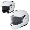 Модуларна мото каска W-TEC Sabron P/J - Бял