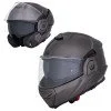 Модуларна мото каска W-TEC Zoroz P/J - Сив металик