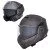 Модуларна мото каска W-TEC Zoroz P/J - Сив металик