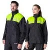 Мото дъждобран W-TEC Rinstop - Черен-Флуо
