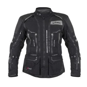 Мъжко мото яке W-TEC Aircross - Черен/сив