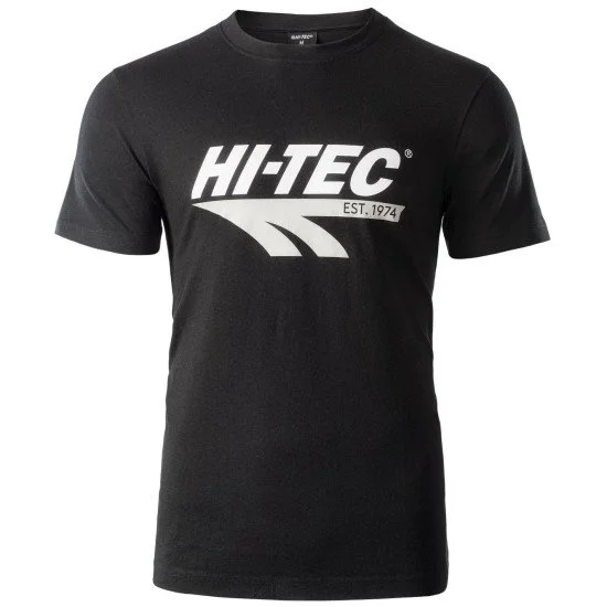 Мъжка тениска HI-TEC Retro - Черен Мъжка тениска HI-TEC Retro - Черен