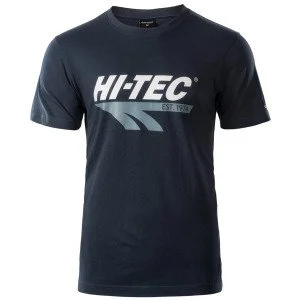 Мъжка тениска HI-TEC Retro - Тъмносин Мъжка тениска HI-TEC Retro - Тъмносин