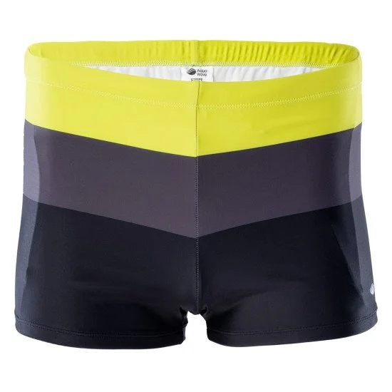 Мъжки бански AQUAWAVE Stripe - Жълт - Сив - Черен Мъжки бански AQUAWAVE Stripe - Жълт - Сив - Черен