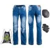 Мъжки мото джинси W-TEC Shiquet, Син