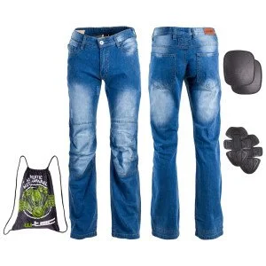 Мъжки мото джинси W-TEC Shiquet, Син Мъжки мото джинси W-TEC Shiquet, Син