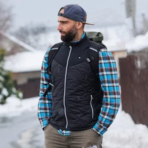 Мъжки елек с подгряване inSPORTline WARMhim - Черен Мъжки елек с подгряване inSPORTline WARMhim - Черен