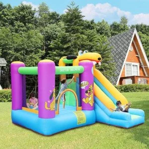 Надуваем батут с пързалка Doctor Dolphin Puppy Slide 72007 Надуваем батут с пързалка Doctor Dolphin Puppy Slide 72007