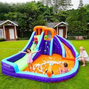 Надуваема пързалка AirMyFun Double Slide 83006 Надуваема пързалка AirMyFun Double Slide 83006