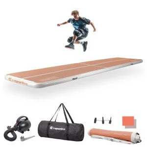 Тренировъчна постелка и помпа inSPORTline Airstunt 500x100 см