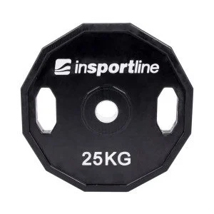 Олимпийски диск с гумено покритие inSPORTline Ruberton 25 кг