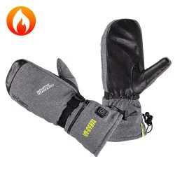 Ръкавици с подгряване W-TEC HEATtero - сив