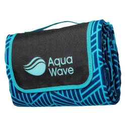 Одеяло за пикник AQUAWAVE Aladeen geometric - Син