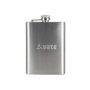 Плоска бутилка YATE Stainless steel 240 мл - Сребрист Плоска бутилка YATE Stainless steel 240 мл - Сребрист