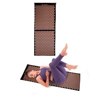 Постелка за акупресура inSPORTline AKU-1000 125 x 50 см, Кафяв