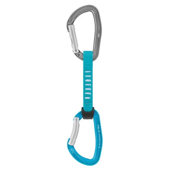 Примка с карабинери PETZL Djinn Axess 11 см - Тюркоаз