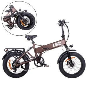 Електрически велосипед inSPORTline ISL Baxom 840Wh 20'' - Кафяв Електрически велосипед inSPORTline ISL Baxom 840Wh 20'' - Кафяв